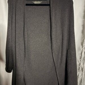 Denver Hayes Women's Charcoal Open-Front Cardigan